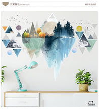 Load image into Gallery viewer, Wall Decals: Mountain landscape (84*125cm) - 1 left
