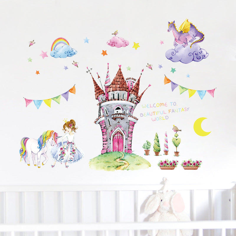 Wall Decals: Princess Castle (105*90cm) - 2 left