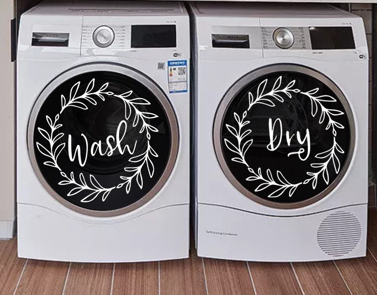 2 x Laundry Stickers nr.2 (27*27cm each)