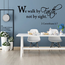 Load image into Gallery viewer, Wall Decals: We walk by faith (25*56cm) - Sold out
