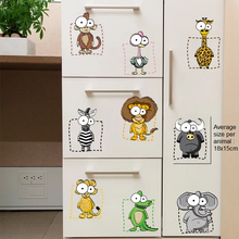 Load image into Gallery viewer, Wall Decals: Funny Animals (45*60cm)
