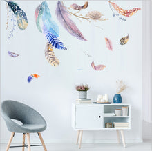 Load image into Gallery viewer, Wall Decals: Feathers colour (80*140cm)
