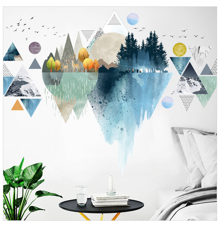 Wall Decals: Mountain landscape (84*125cm) - 1 left