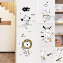 Load image into Gallery viewer, Wall Decals: Singing Animals (42*111cm)
