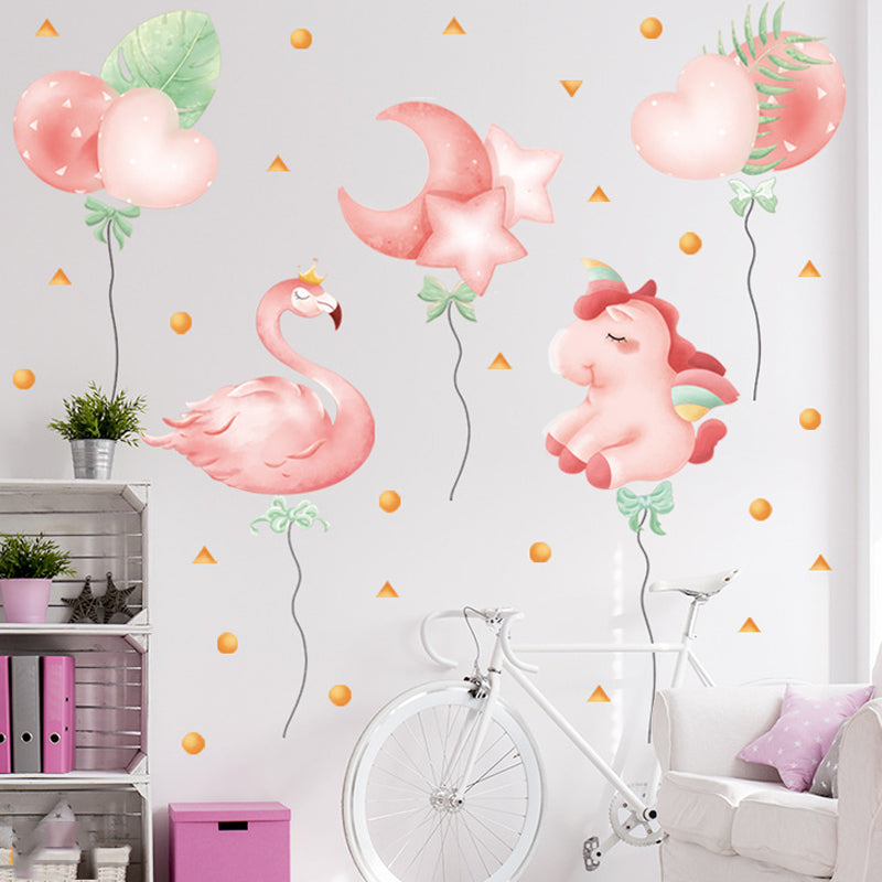 Wall Decals: Flamingo & Unicorn (133*119cm)