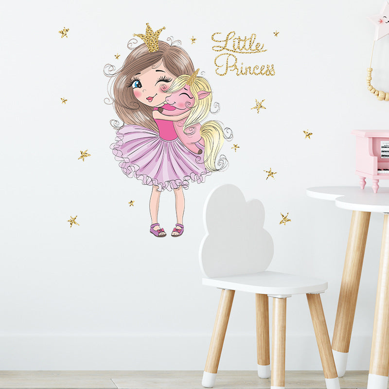 Wall Decals - Little Princess Pink (53*50cm).