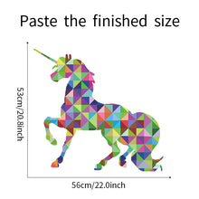 Load image into Gallery viewer, Wall Decals: Colourful Unicorn (53*56cm)
