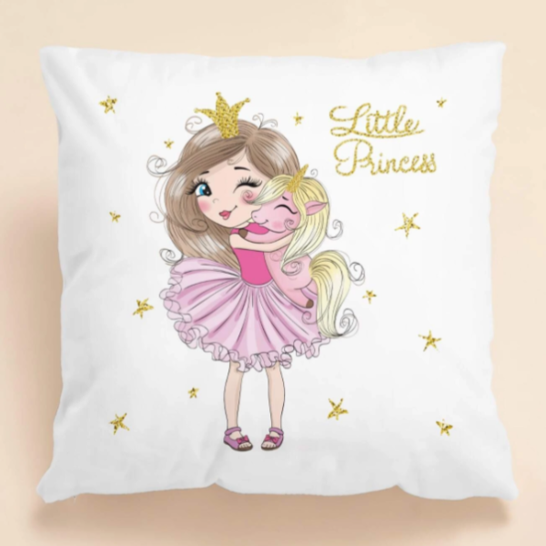 Cushion Cover Without Filler : Little Princess Pink - 1pc.