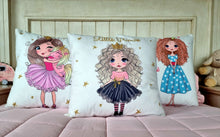 Load image into Gallery viewer, Cushion Cover: Little Princess Red
