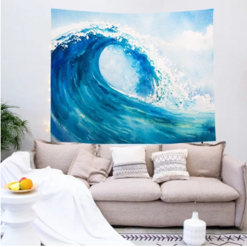 Tapestry : Wave Blue - Printed